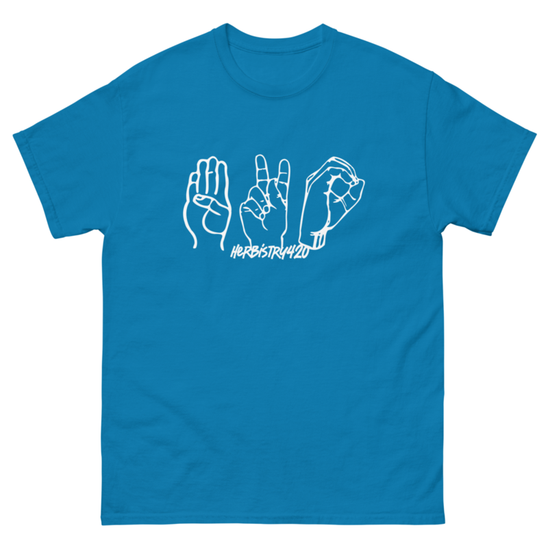 420 Hands – Unisex Classic Tee — sapphire