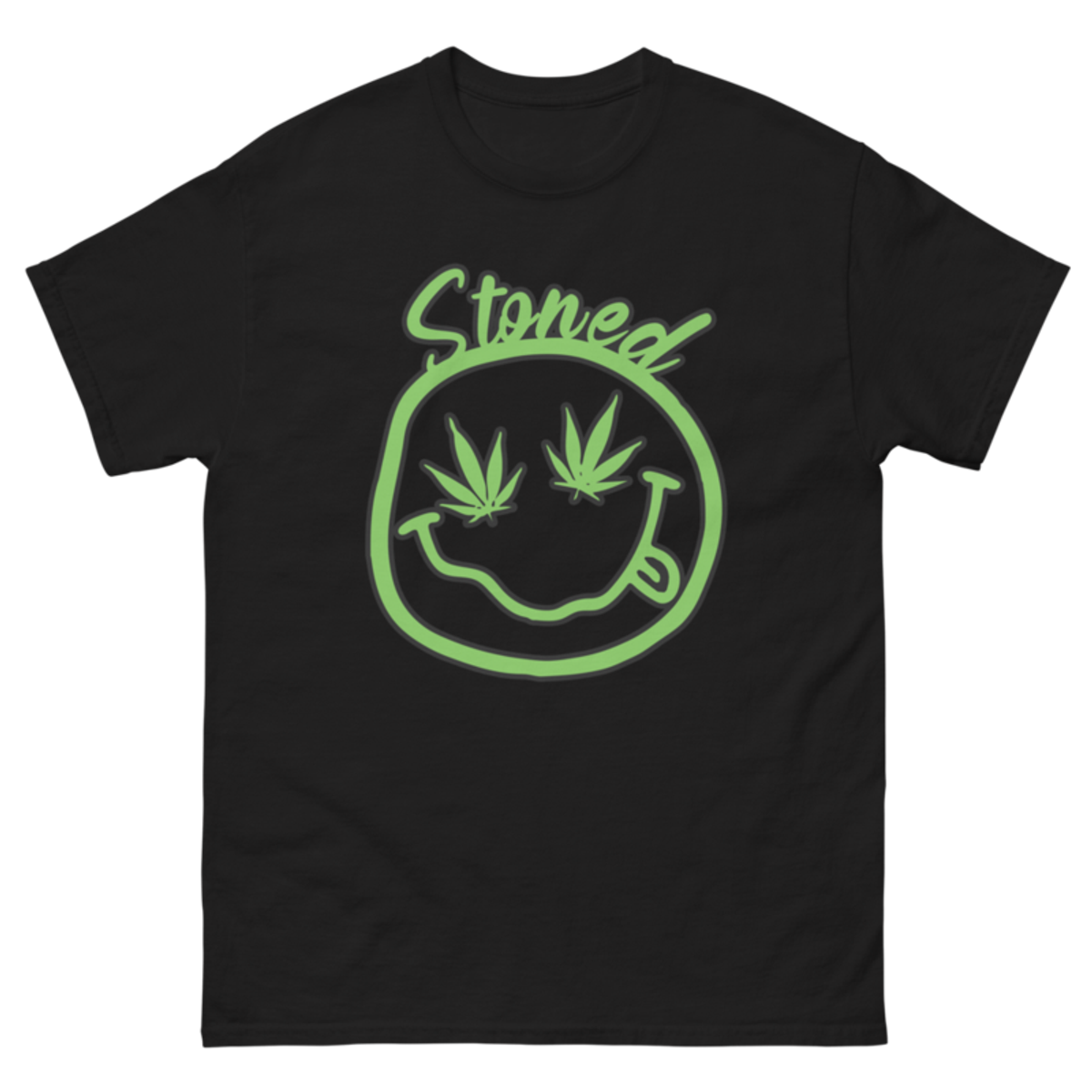 Stoned – Unisex Classic Tee — black