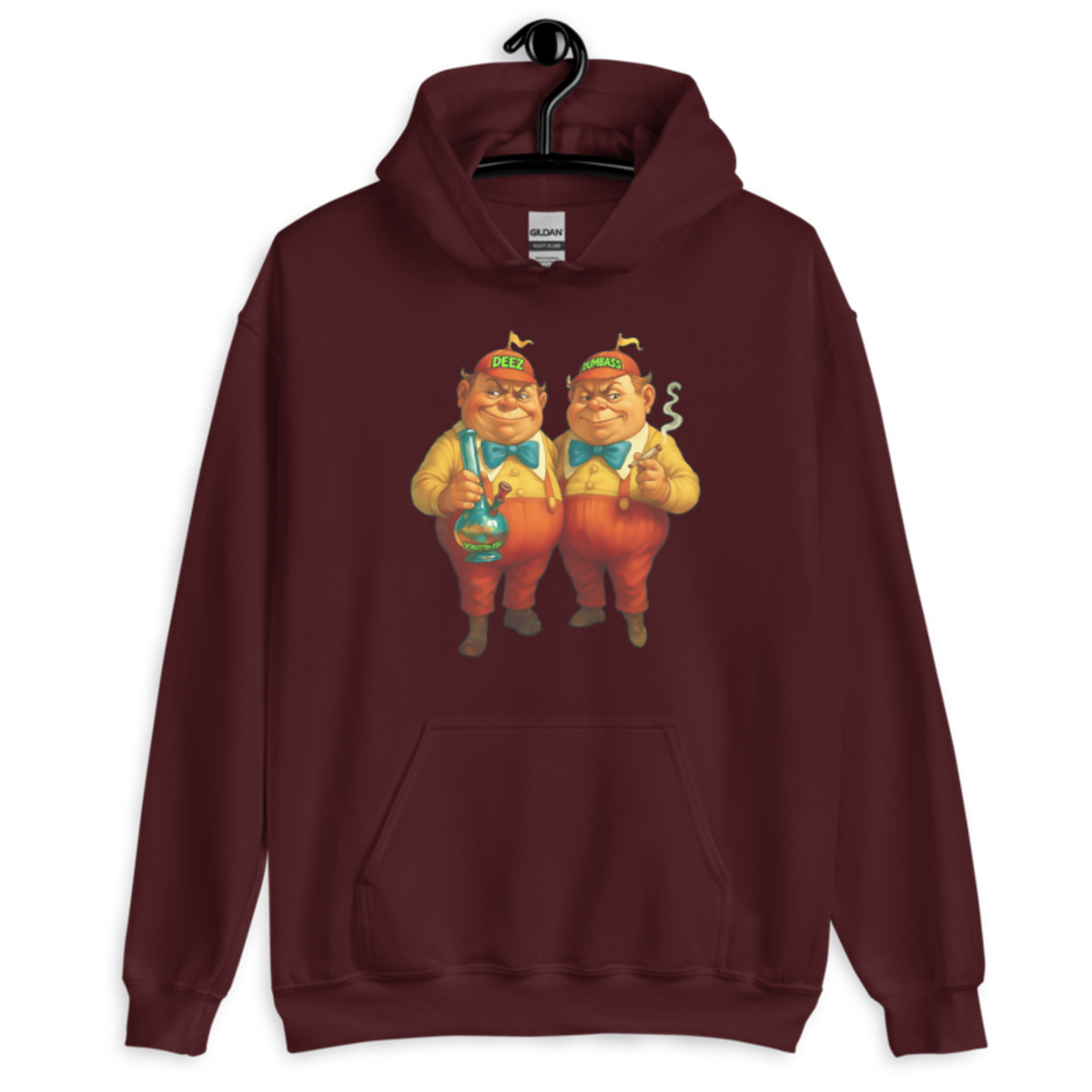 D & D – Unisex Hoodie — maroon