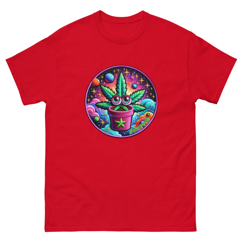 Space Plant – Unisex Classic Tee — red