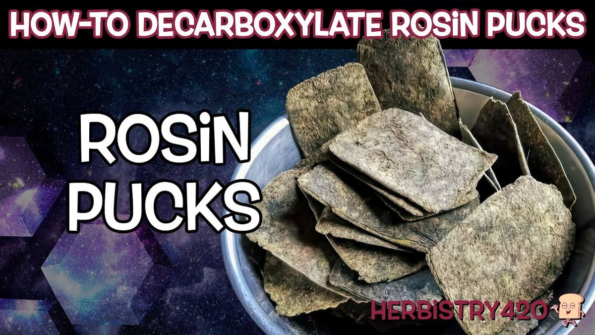 decarb rosin pucks for edibles
