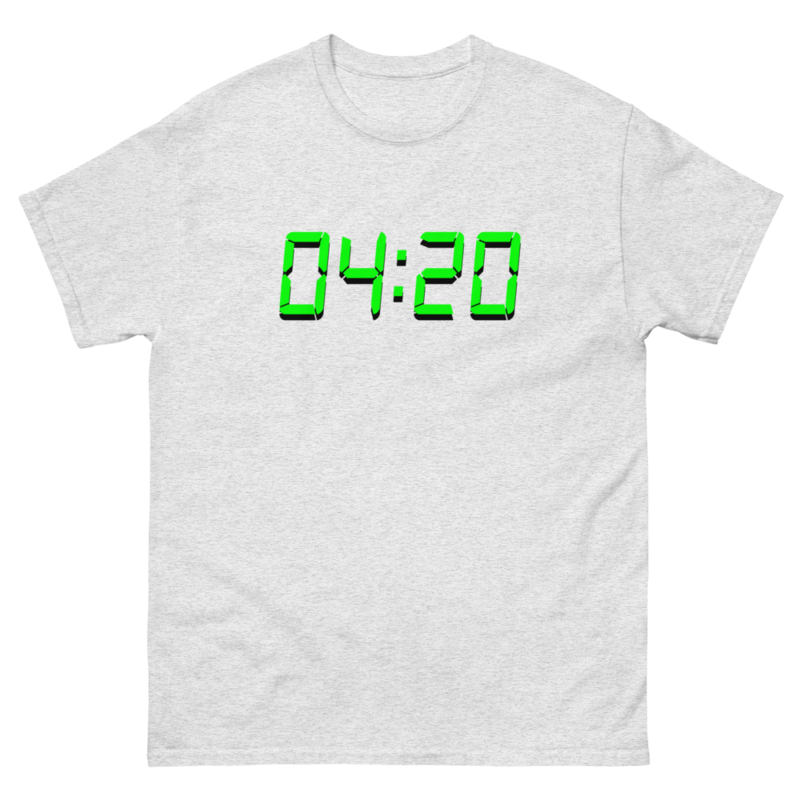 04:20 Digital – Unisex Classic Tee — ash