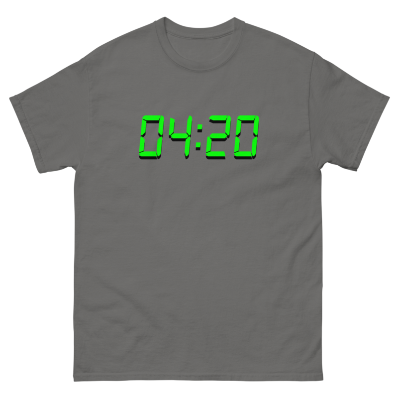 04:20 Digital – Unisex Classic Tee — charcoal