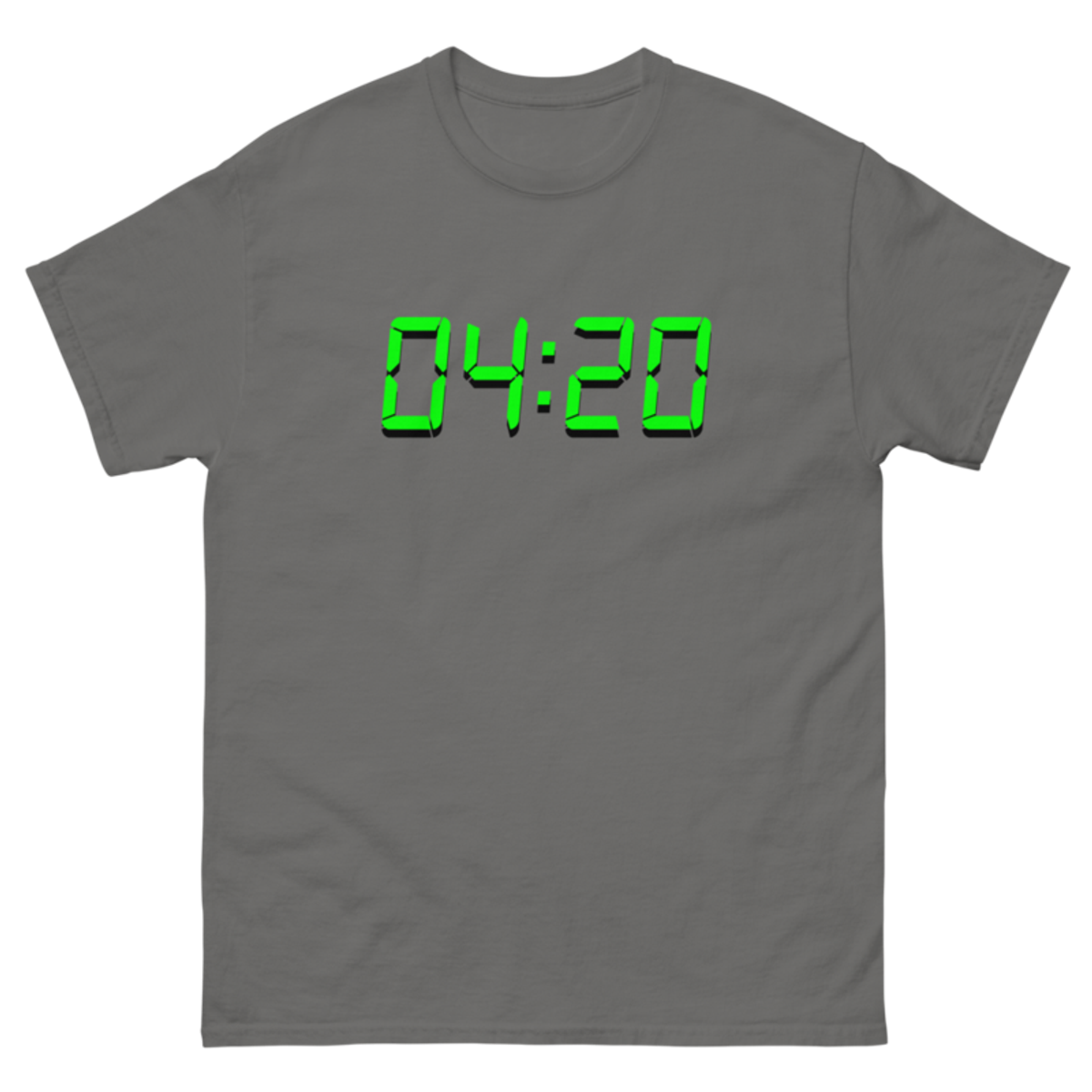 04:20 Digital – Unisex Classic Tee — charcoal
