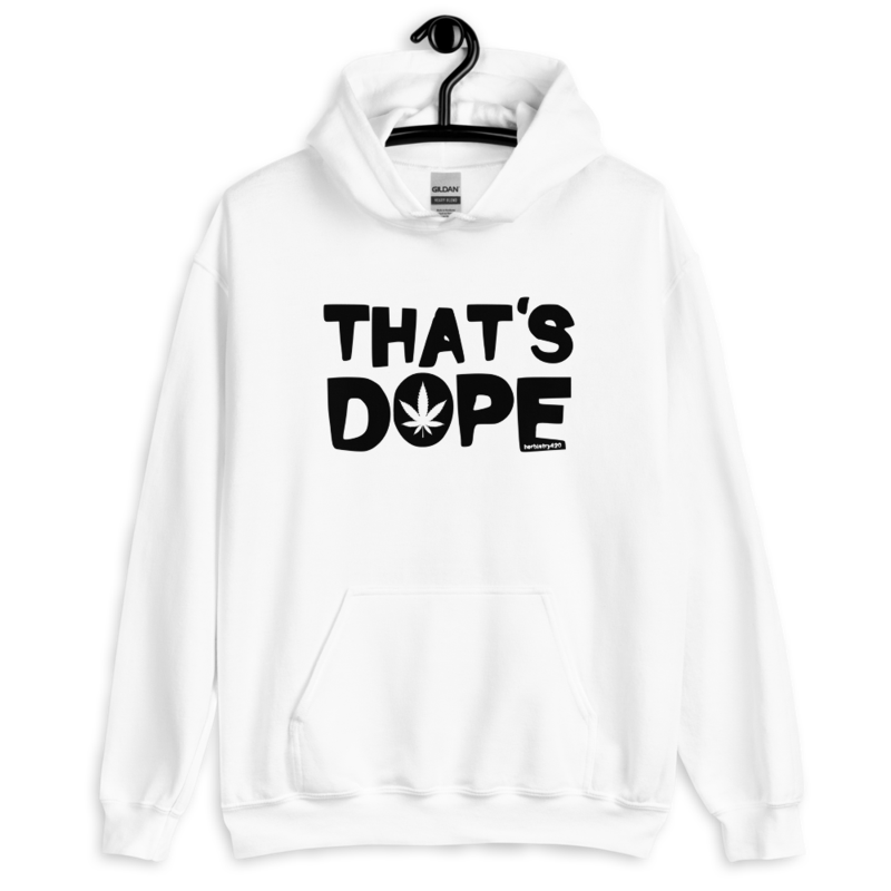 That's Dope – Unisex Hoodie — white