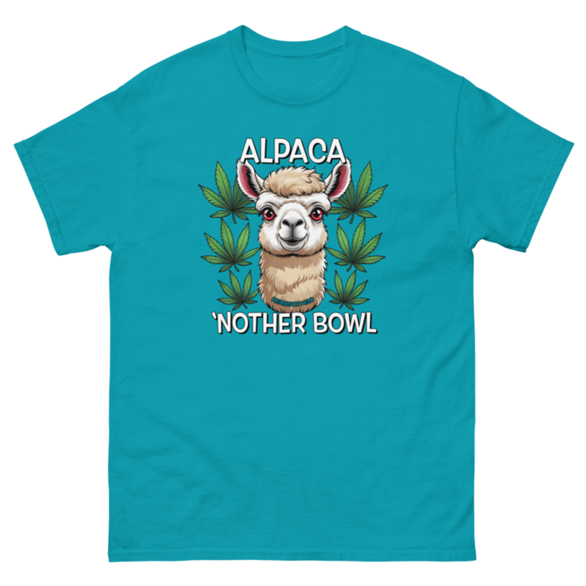 Alpaca 'Nother Bowl – Unisex classic tee — tropical blue