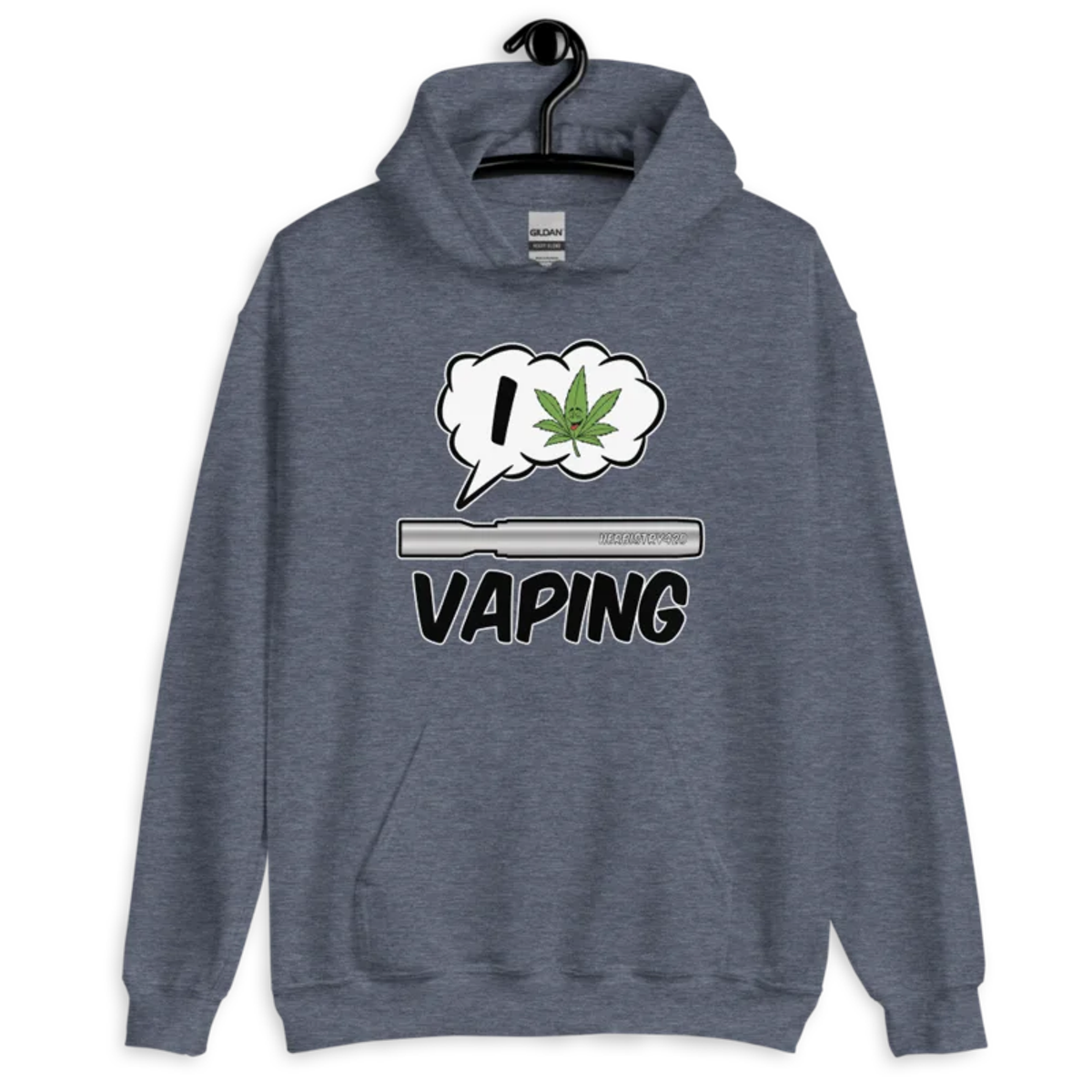 I Love Vaping – Unisex Hoodie — heather sport dark navy