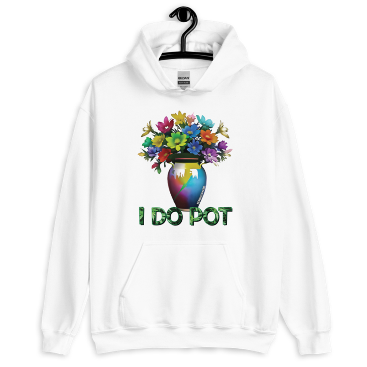 I Do Pot – Unisex Hoodie — white
