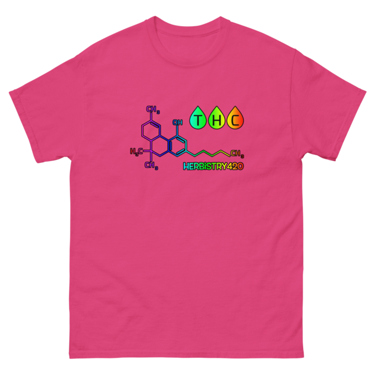 THC Molecule – Unisex Classic Tee — heliconia