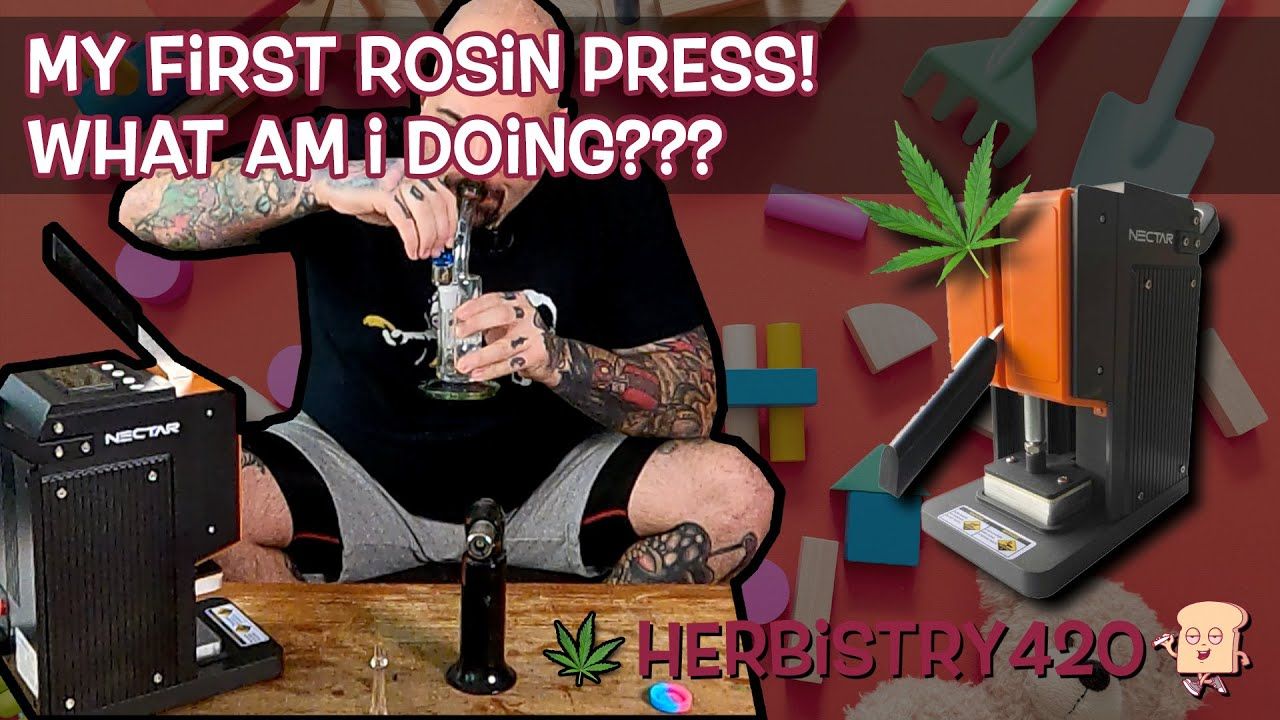 first rosin press attempt beginner