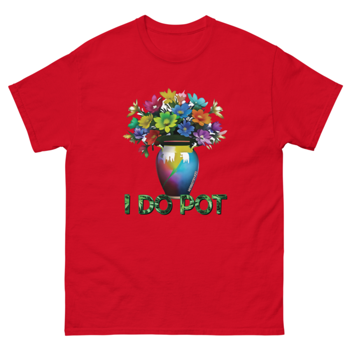 I Do Pot – Unisex Classic Tee — red
