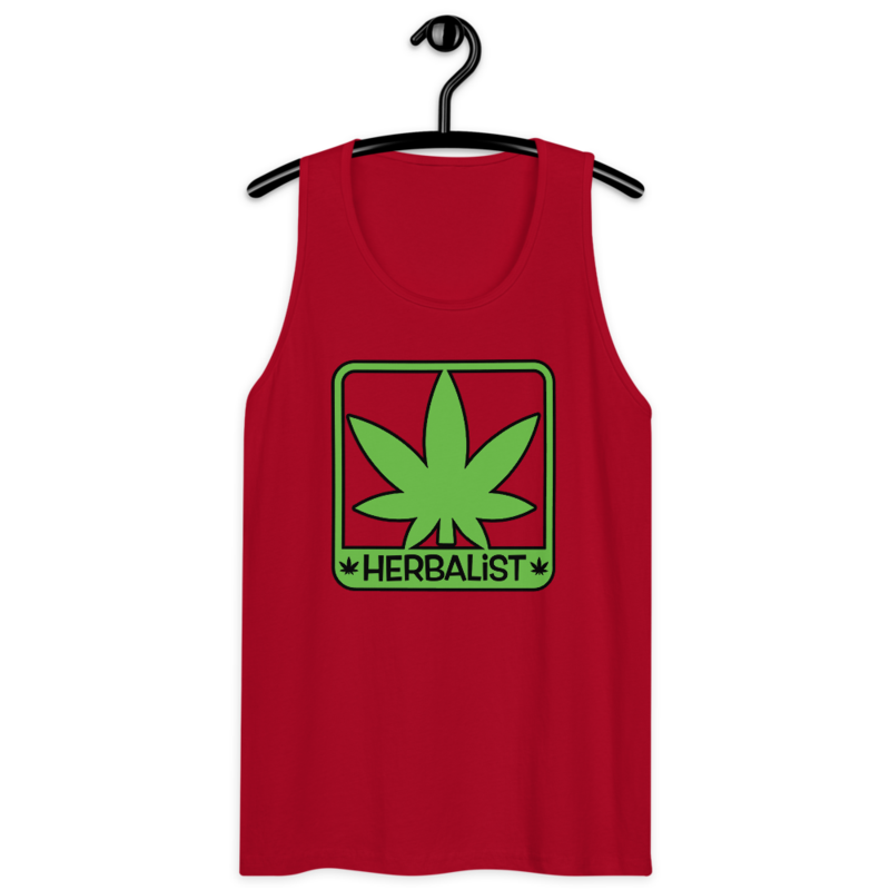 Herbalist – Men’s premium tank top — red