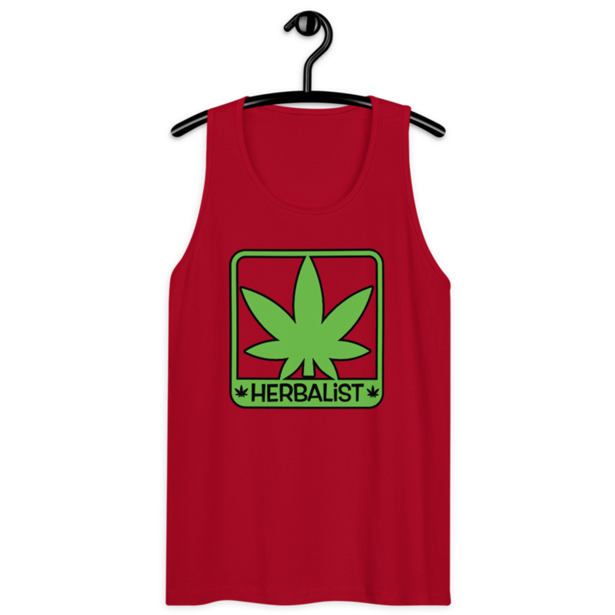 Herbalist – Men’s premium tank top — red