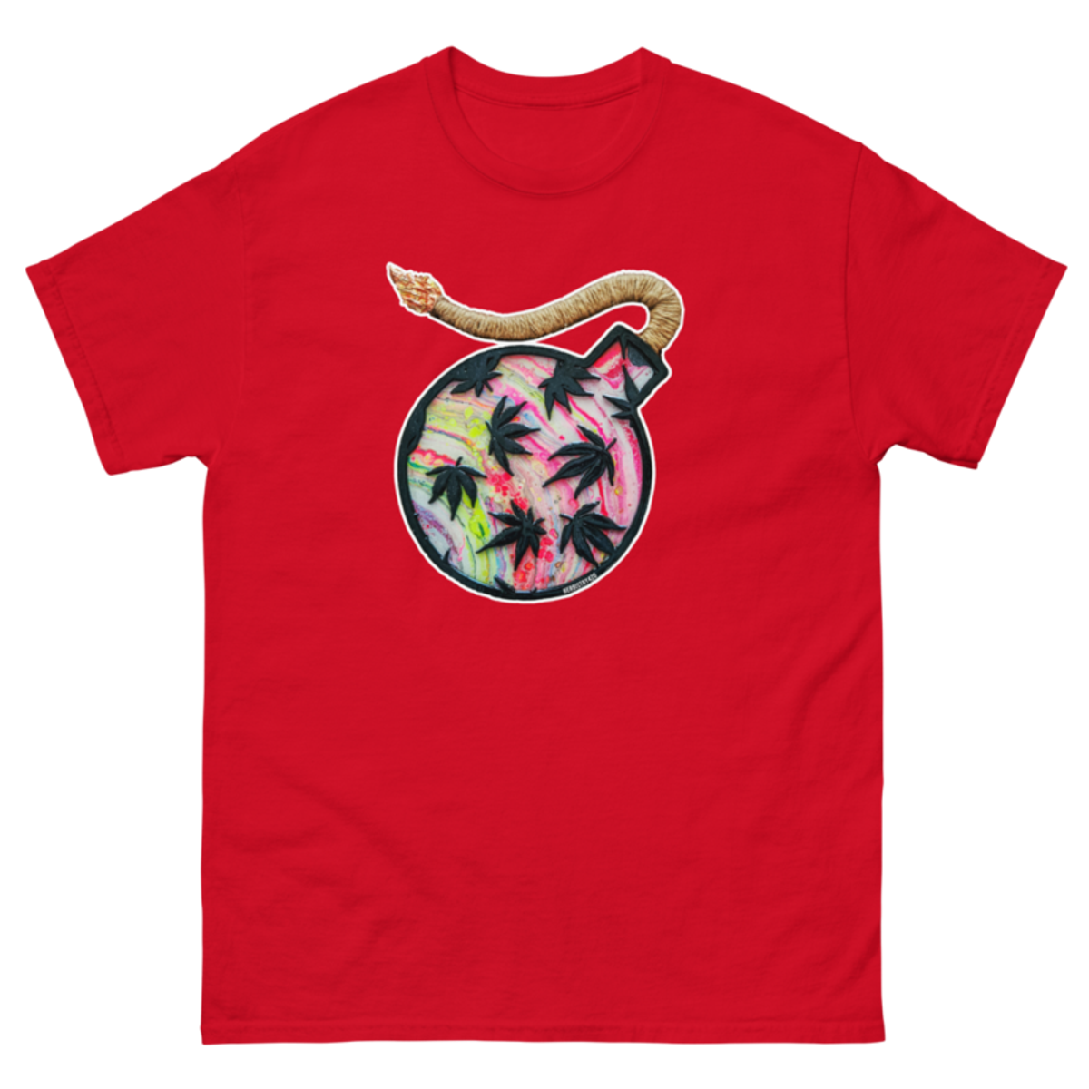 Da Bomb – Red – Unisex Classic Tee — red
