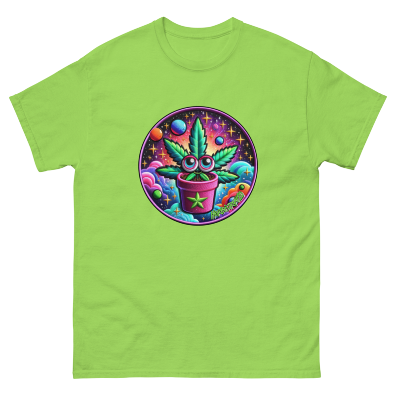 Space Plant – Unisex Classic Tee — lime
