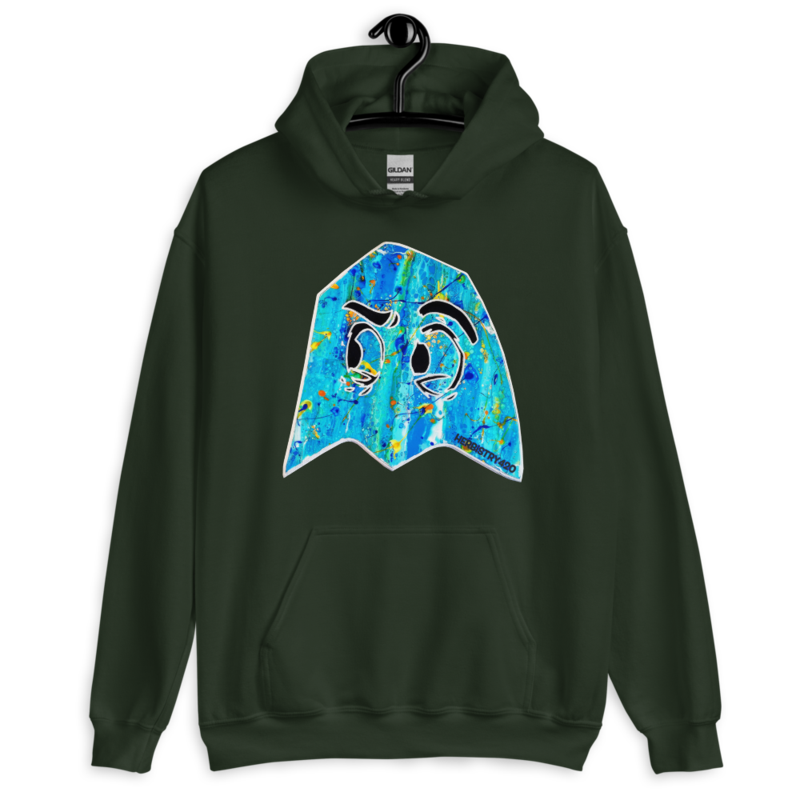 Blue Ghost – Unisex Hoodie — forest green