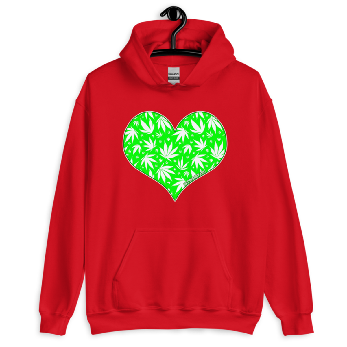 Love Weed – Unisex Hoodie — red