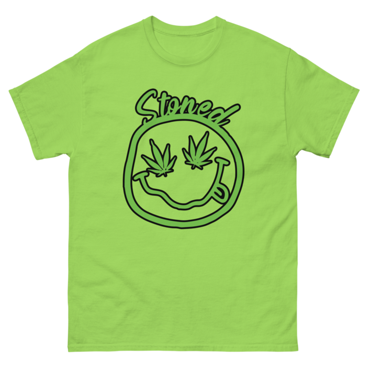 Stoned – Unisex Classic Tee — lime