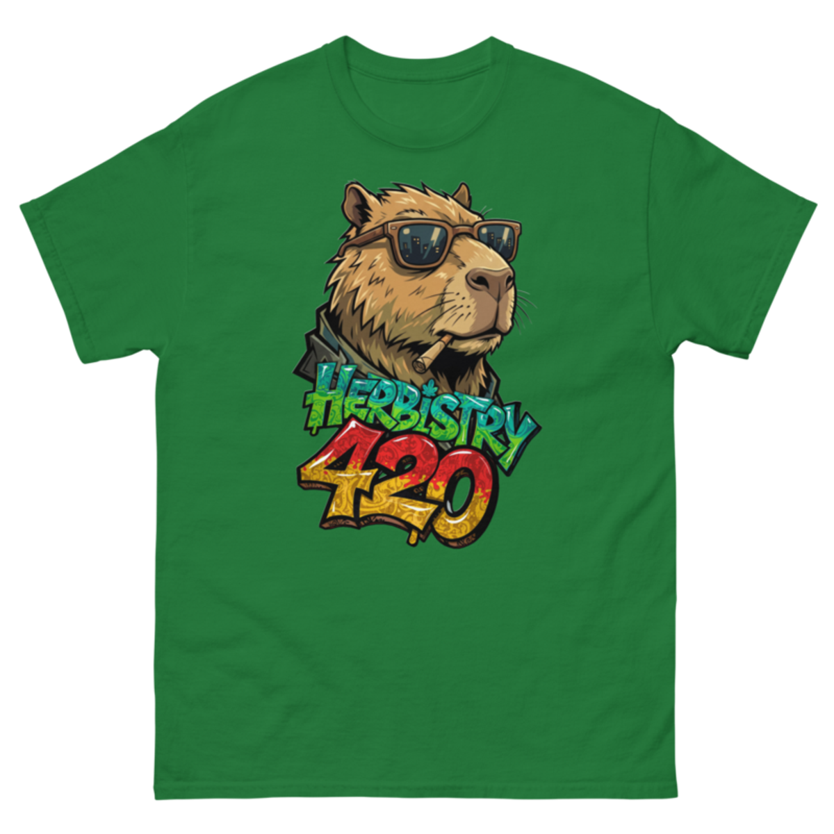 Cappy Life – Unisex classic tee — turf green