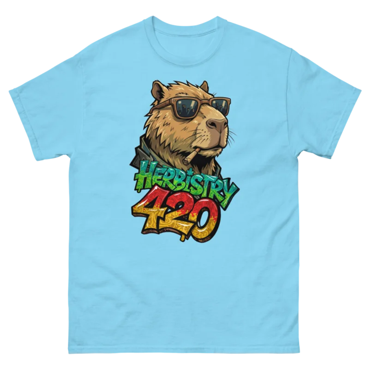 Cappy Life – Unisex classic tee — sky