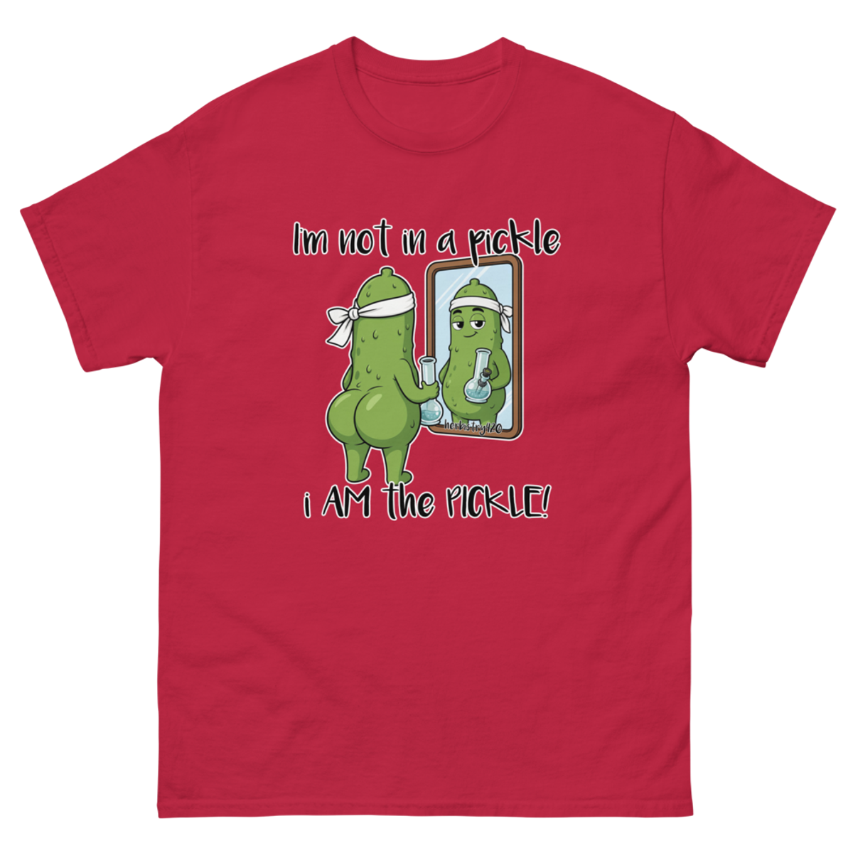 I Am The Pickle – Unisex Classic Tee — cardinal