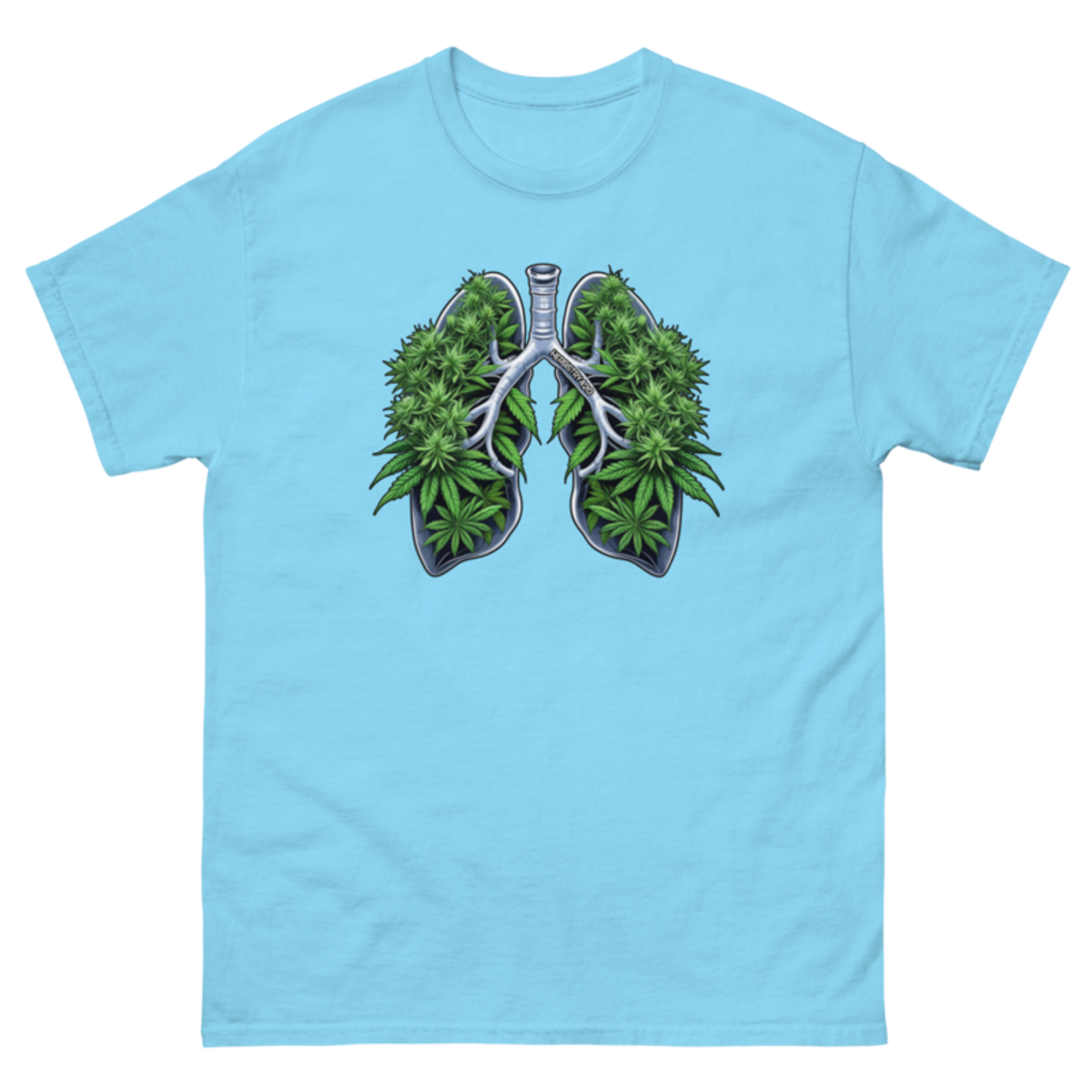 Weed Lungs – Unisex classic tee — sky
