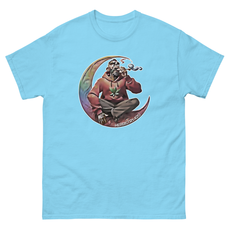 Smoking on the Moon – Unisex Classic Tee — sky
