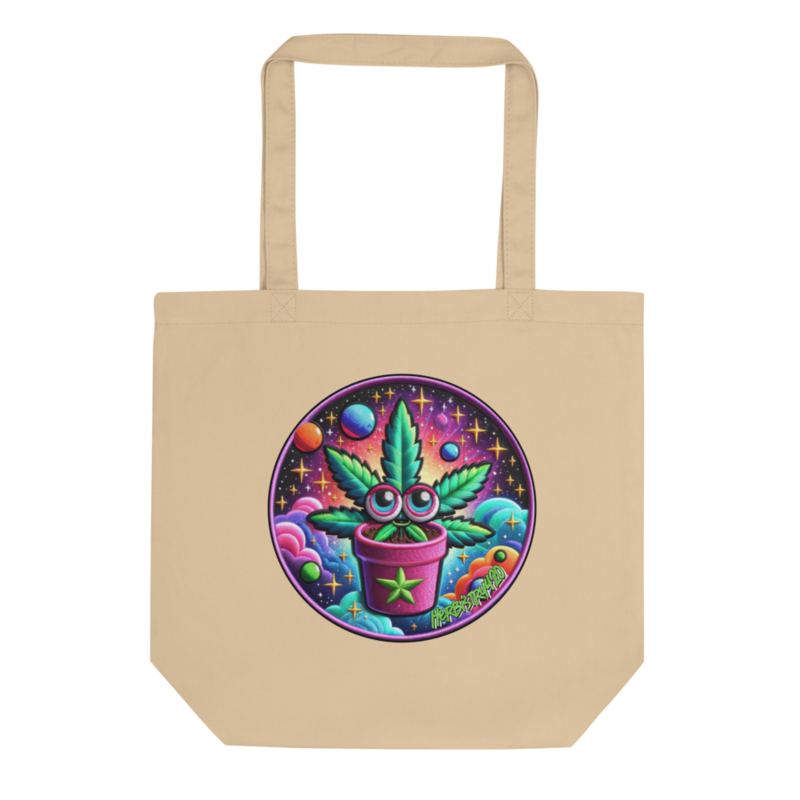 Space Plant – Eco Tote Bag — oyster