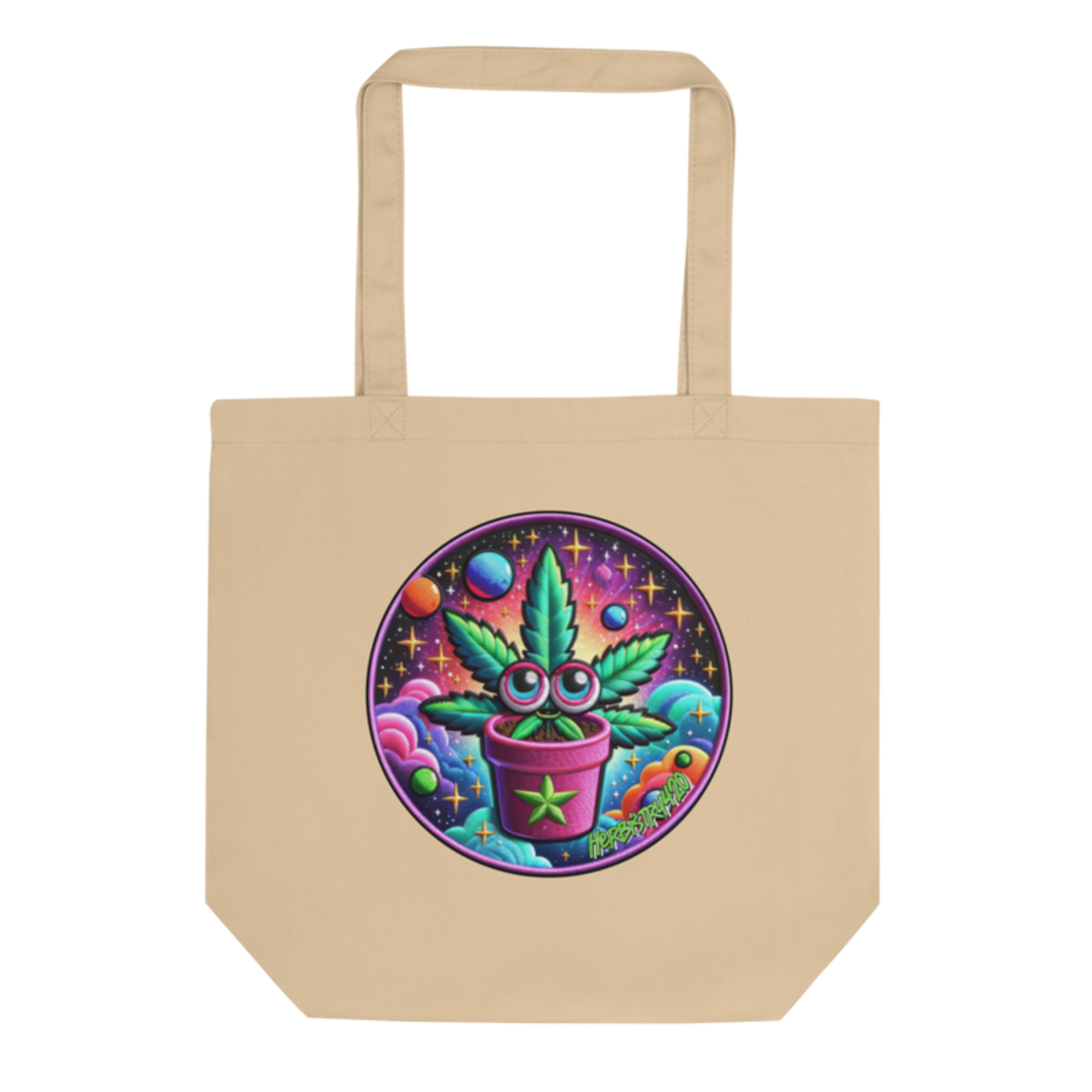Space Plant – Eco Tote Bag — oyster