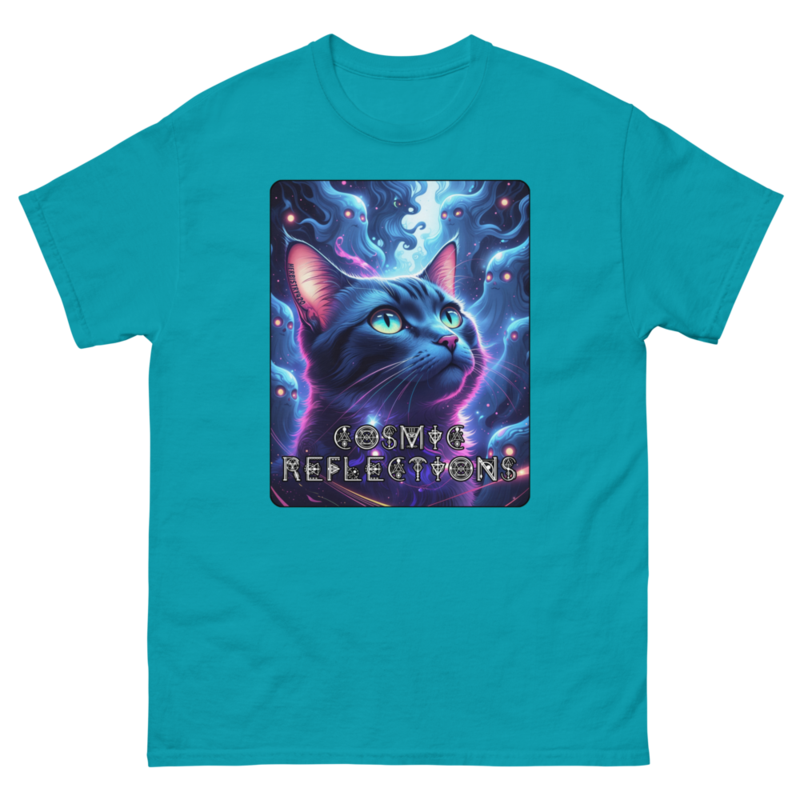 Cosmic Reflections – Unisex classic tee — tropical blue