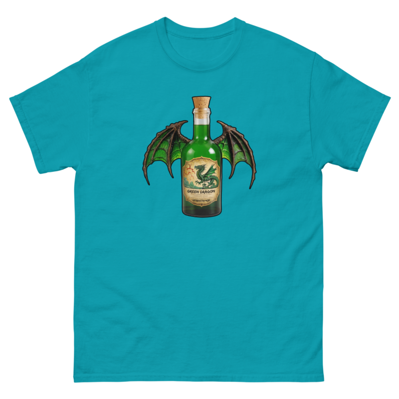 Green Dragon – Unisex classic tee — tropical blue