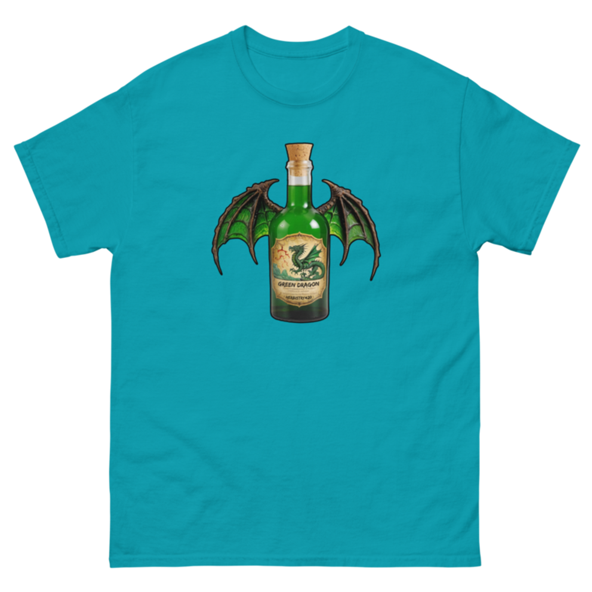 Green Dragon – Unisex classic tee — tropical blue