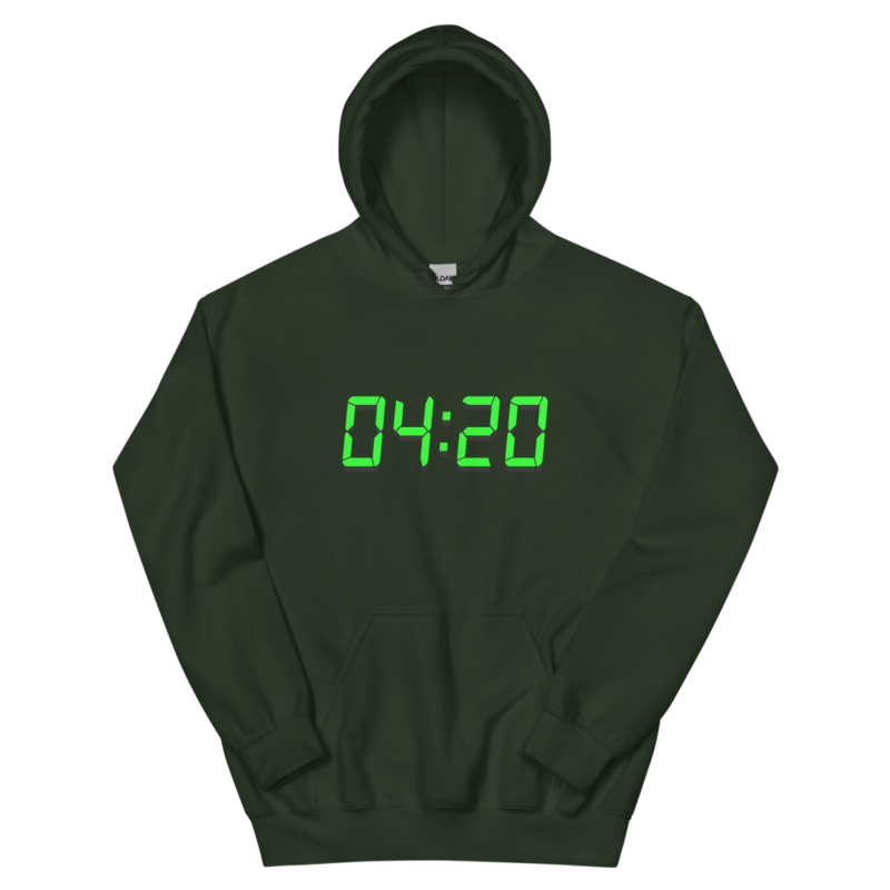 04:20 Digital – Unisex Hoodie — forest green