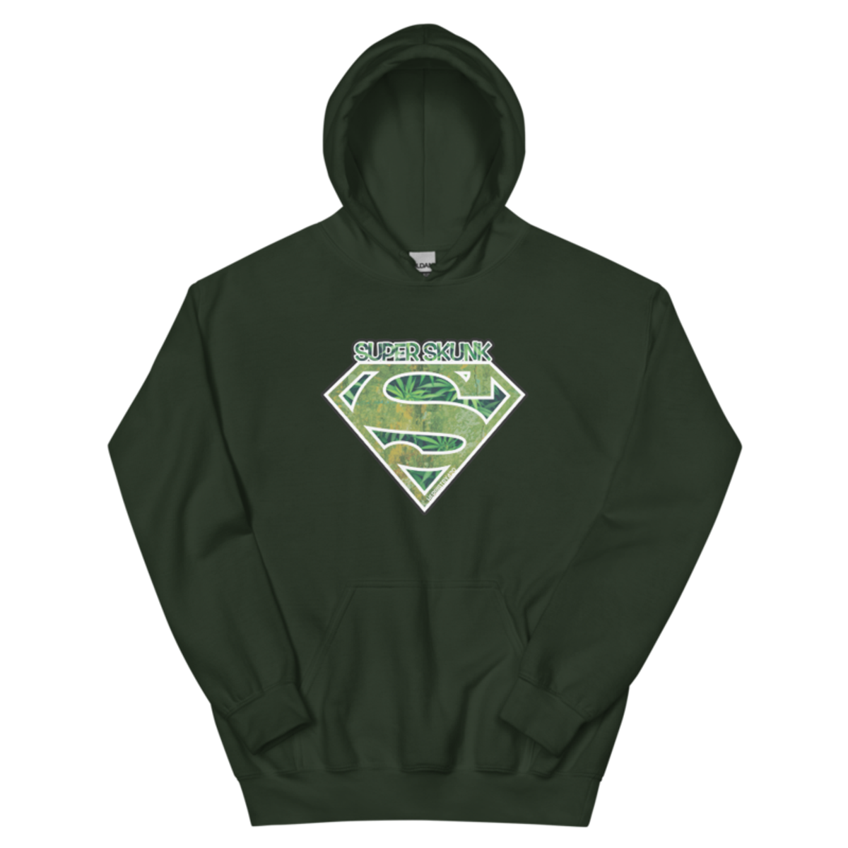 Super Skunk – Unisex Hoodie — forest green