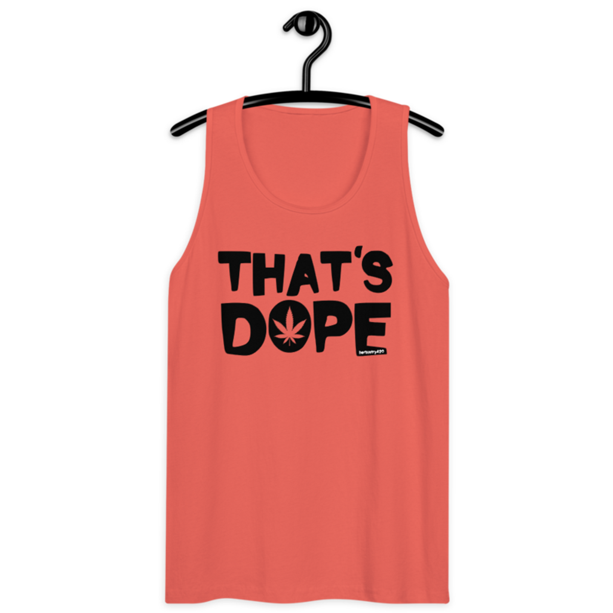 That's Dope – Men’s premium tank top — coral