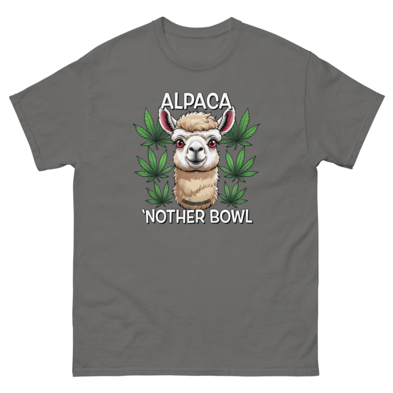 Alpaca 'Nother Bowl – Unisex classic tee — charcoal