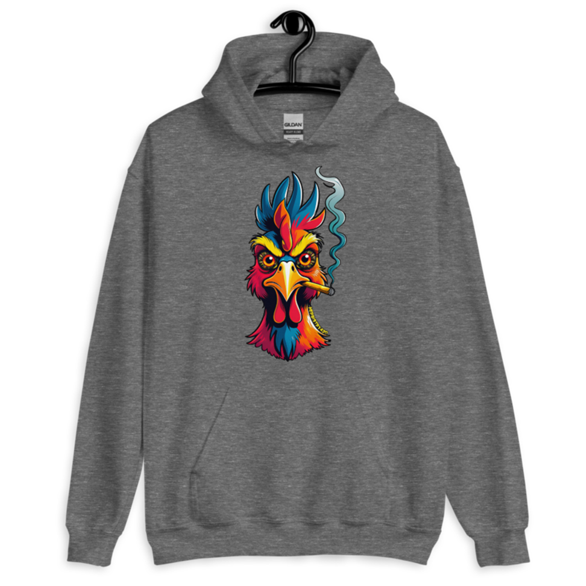 Fried Chicken – Unisex Hoodie — graphite heather