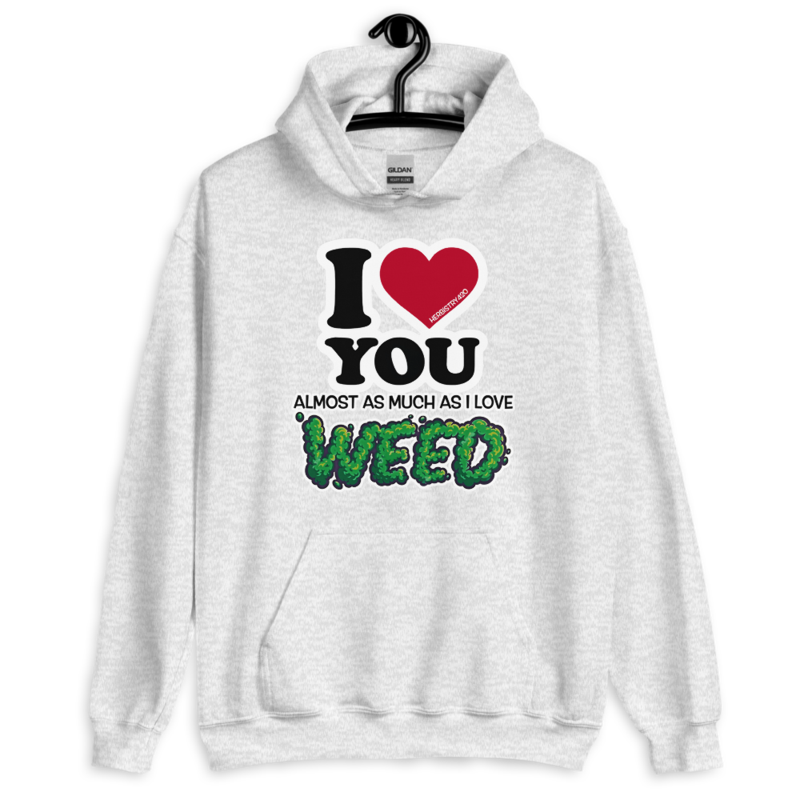 I Love You Almost – Unisex Hoodie — ash