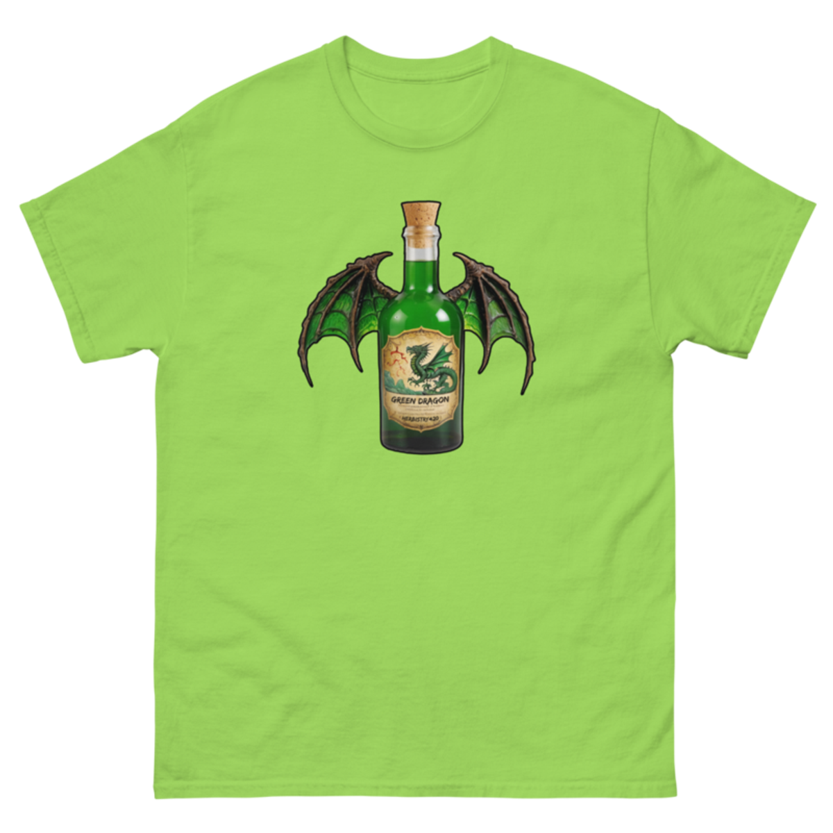 Green Dragon – Unisex classic tee — lime