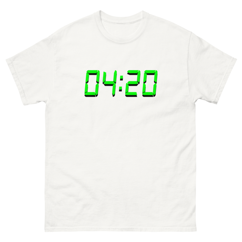 04:20 Digital – Unisex Classic Tee — white