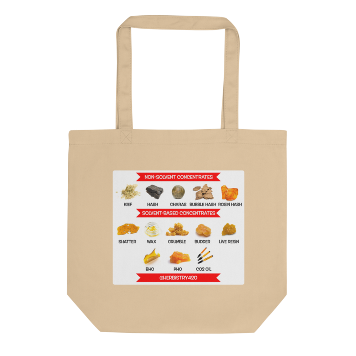 Concentrates – Eco Tote Bag — oyster