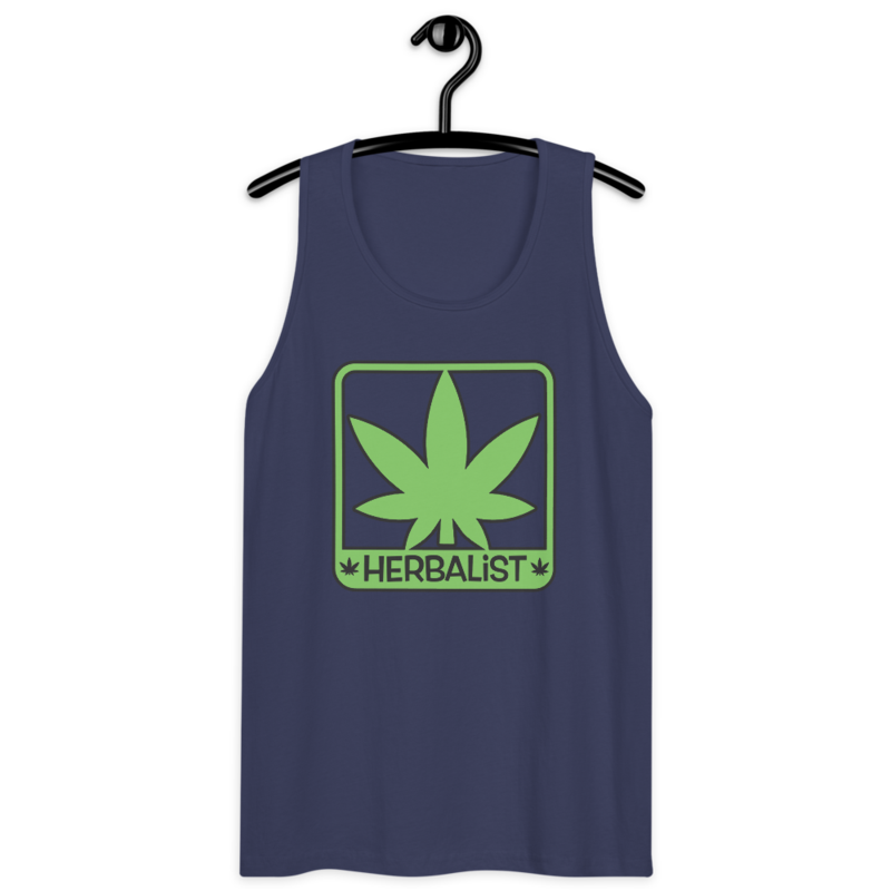 Herbalist – Men’s premium tank top — harbor blue