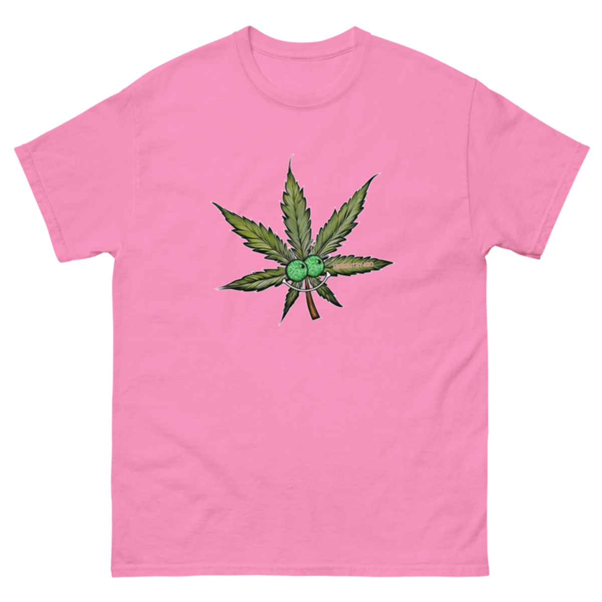 Happy Leaf – Unisex Classic Tee — azalea
