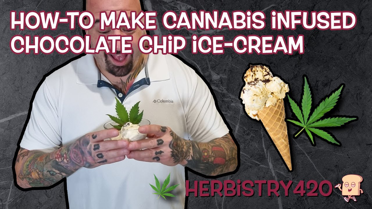 cannabis infused chocolate chip ice cream