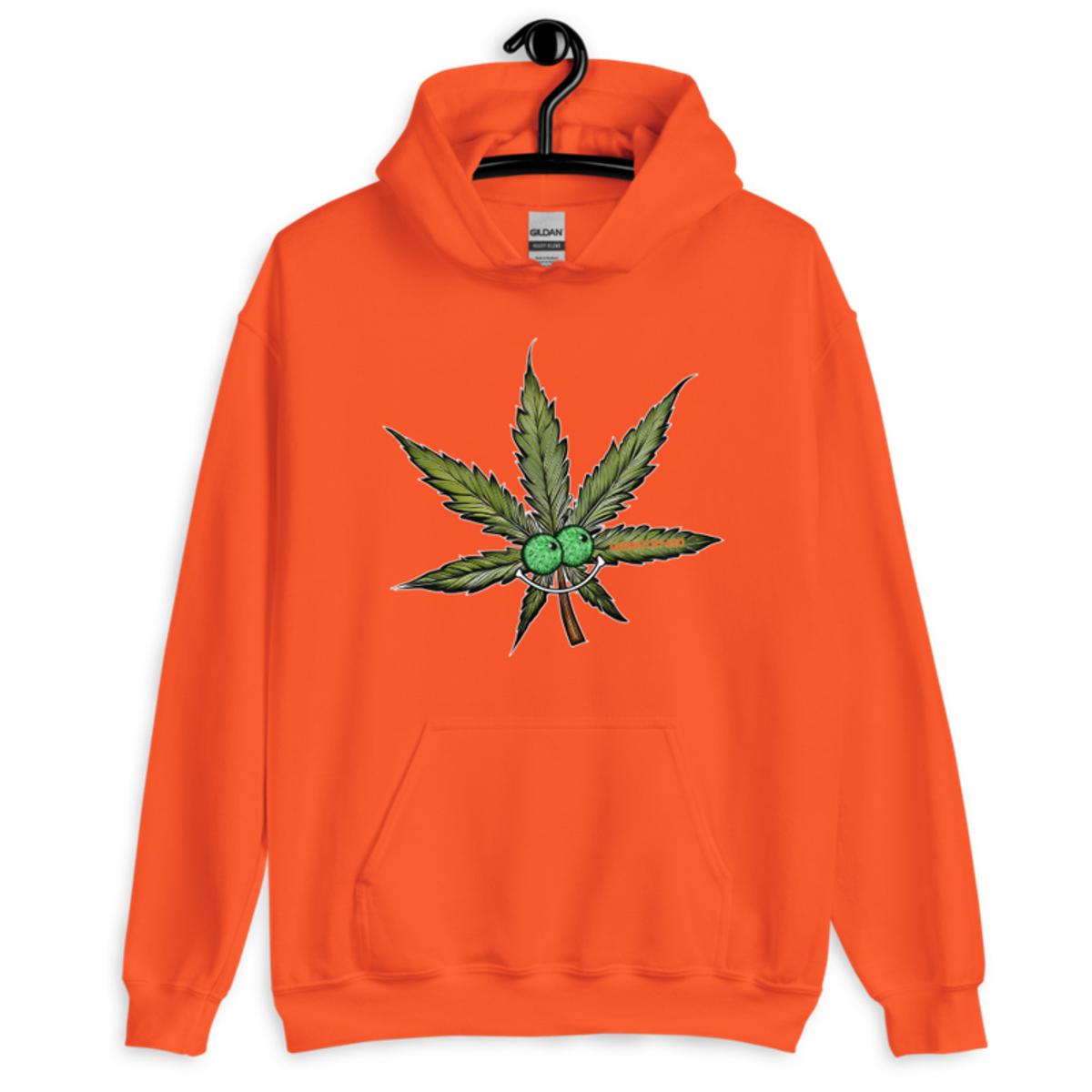 Happy Leaf – Unisex Hoodie — orange