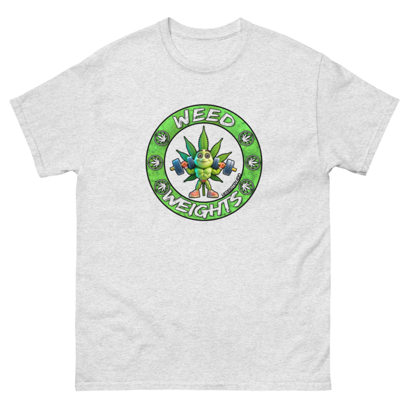 Weed & Weights – Unisex Classic Tee — ash