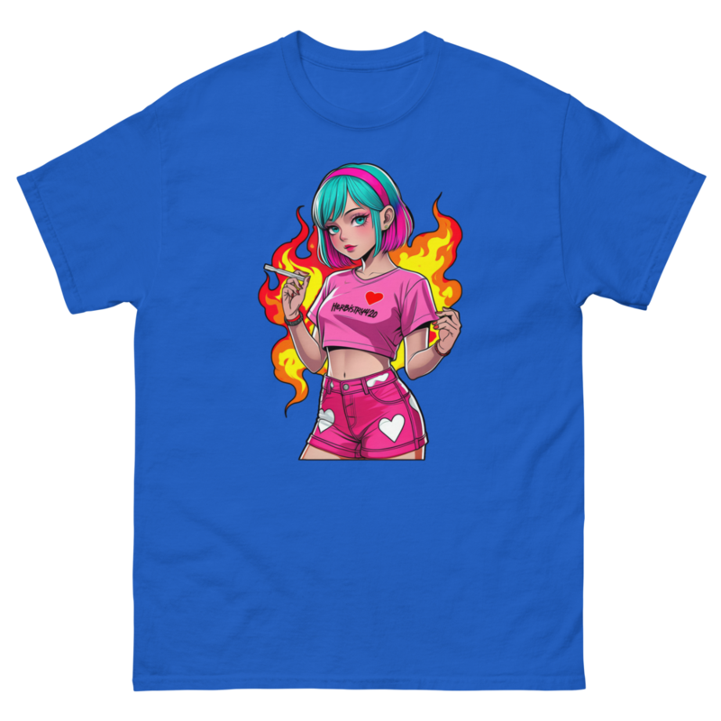 Anime Vape Girl - Unisex classic tee — royal