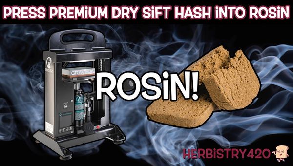 premium dry sift hash rosin press