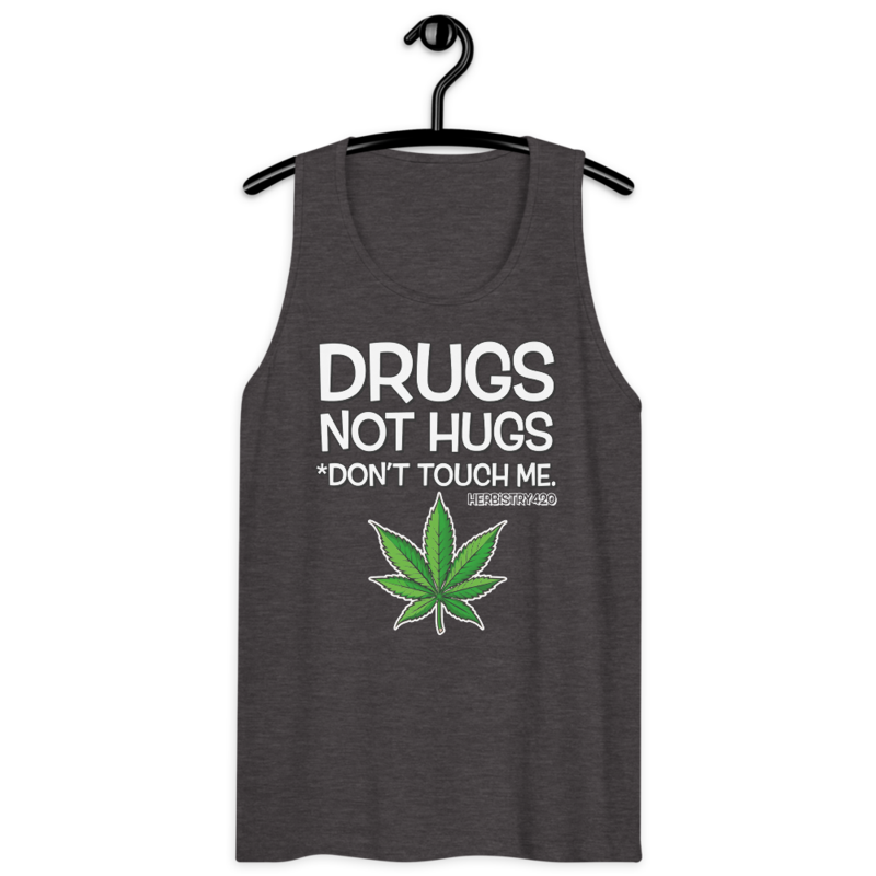 Don't Touch Me – Men’s premium tank top — charcoal heather