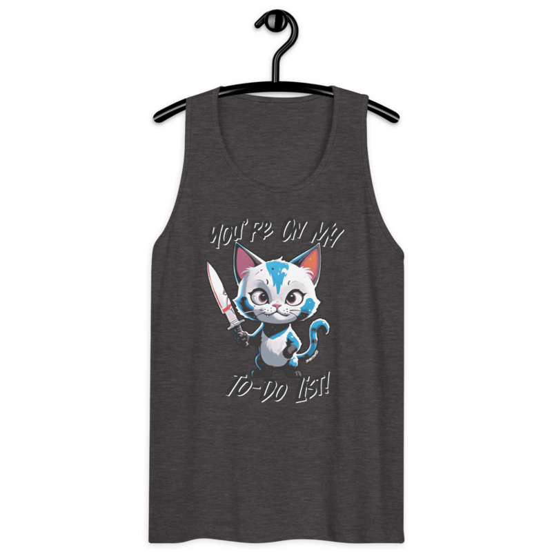 You're On My To-Do List – Men’s premium tank top — charcoal heather